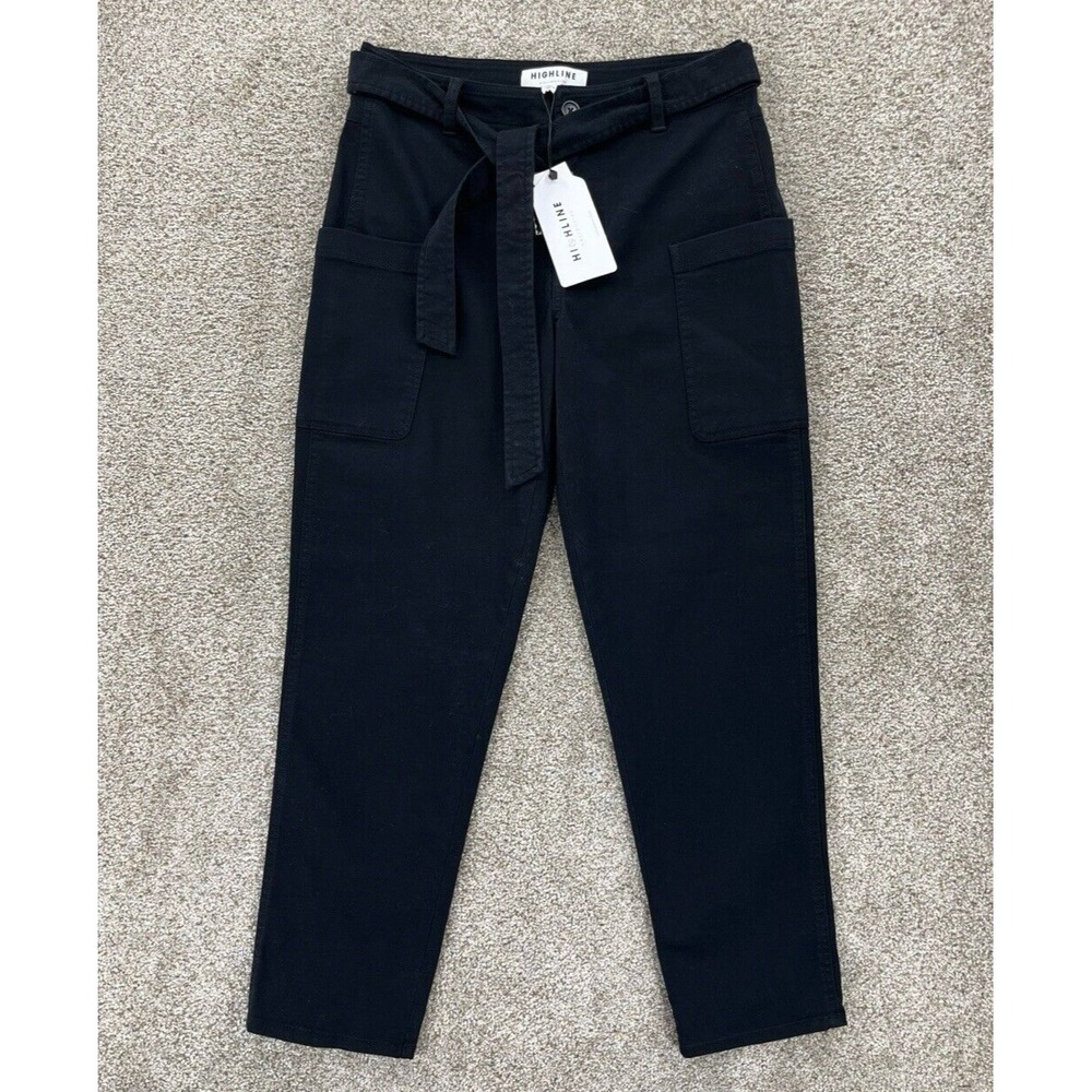 NWT Highline Collective High Rise Ankle Pants with Tie Belt